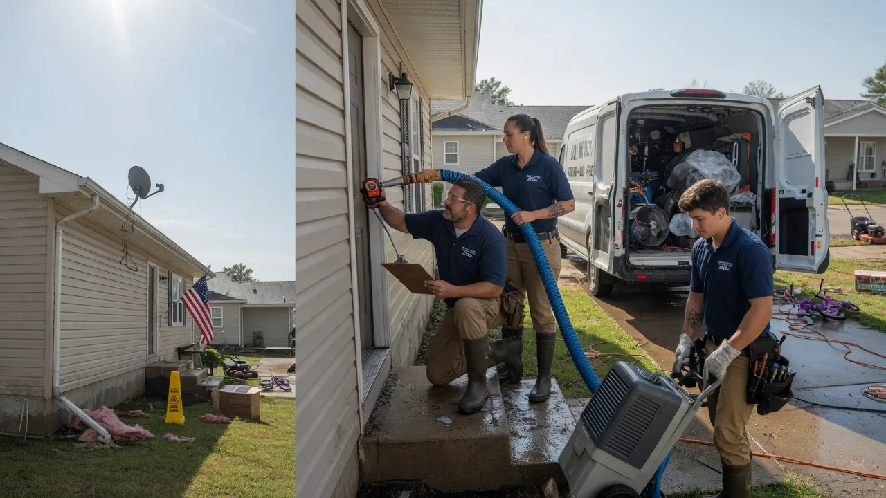 Ceiling Water Damage Restoration in Minnesota Lake, MN near me
